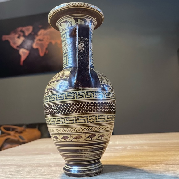 AMPHORA GEOMETRIC STYLE (Greek Vase) - Picture 8 of 8